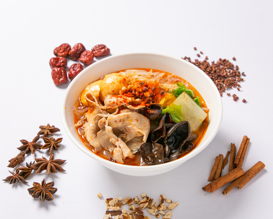 （赤）豚バラ麻辣湯