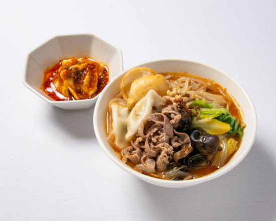 (白)麻辣湯 水餃子セット