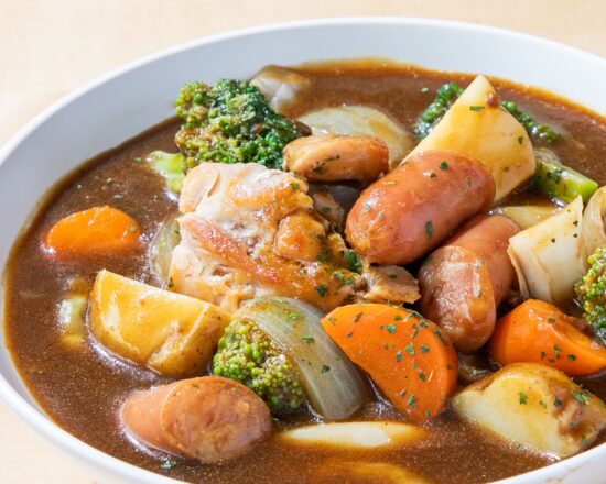 【3/4日分の野菜!ゴロゴロ野菜のごちそうスープ】ベジブロ