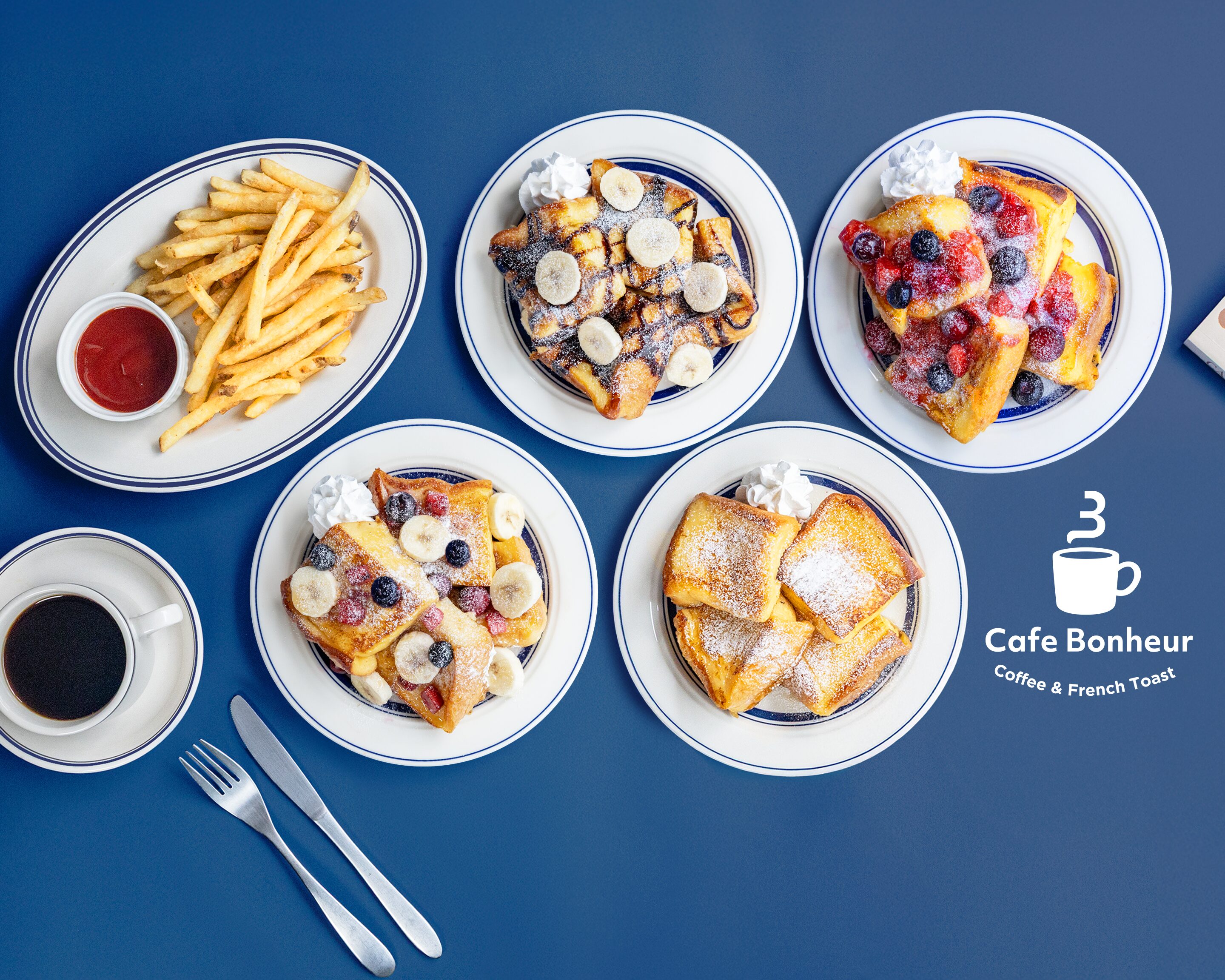 【とろじゅわフレンチトースト】CafeBonheur