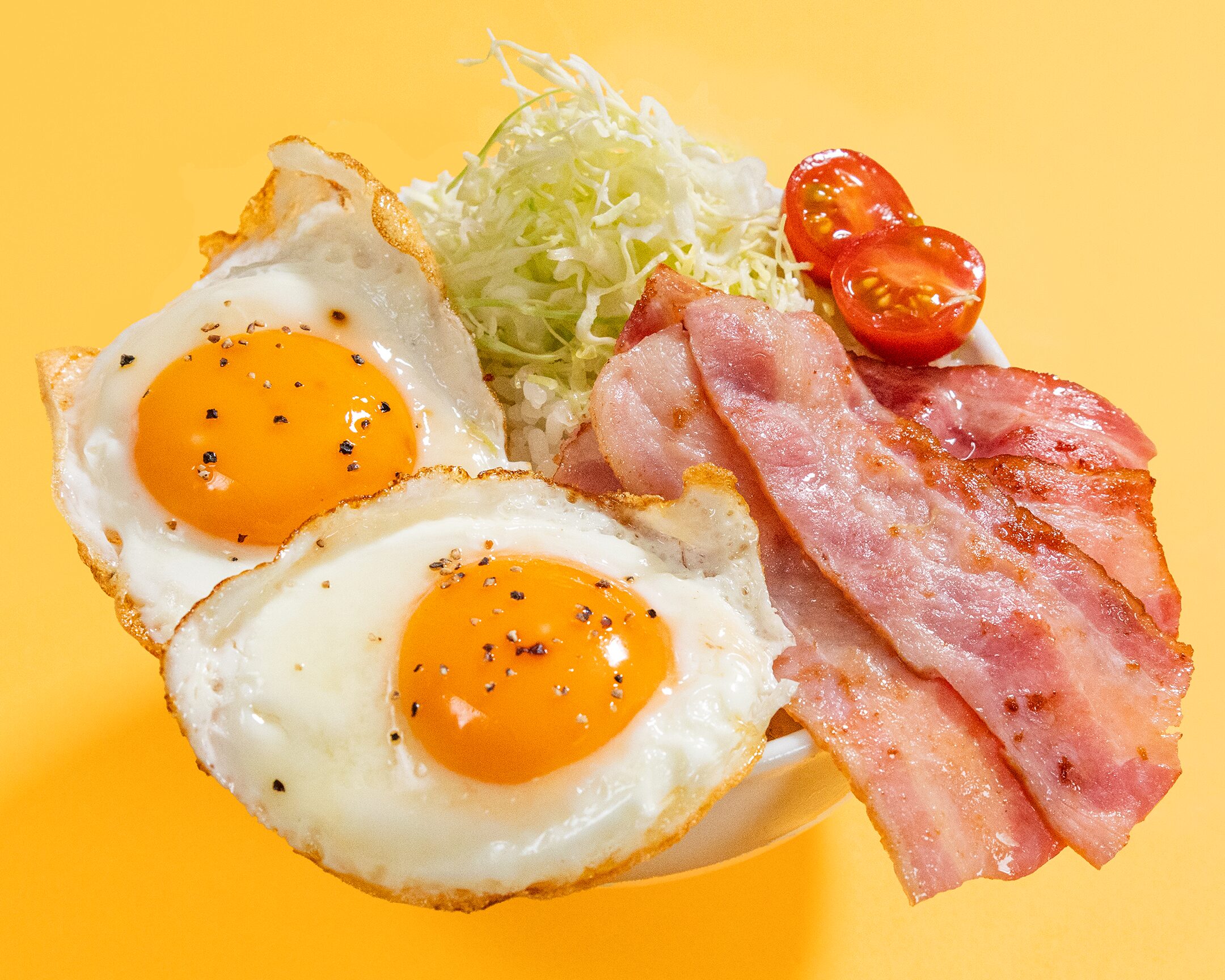 究極のソーセージエッグ丼